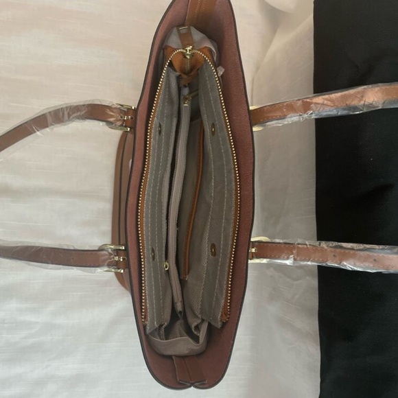 NWOT Bolvaint Capucine Tote Leather Rich Terracotta Dust Bag - Picture 5 of 9